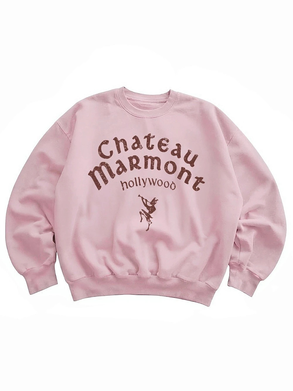 Gildan Chateau Marmont Hollywood Pink Sweatshirt